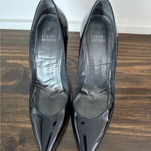 Stuart Weitzman Glossy Black Heels